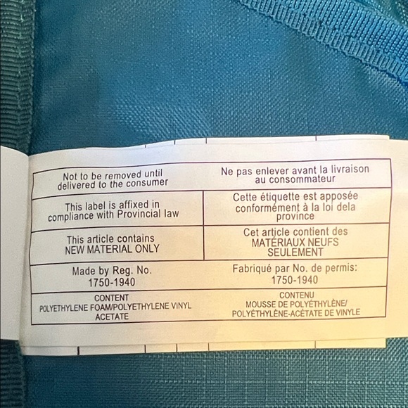 Burton Checkered Tan and Blue Backpack - Picture 4 of 11